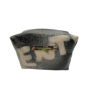 Fenty Beauty Rihanna Limited Edition Makeup Bag Pouch Black Spray Paint Graffiti